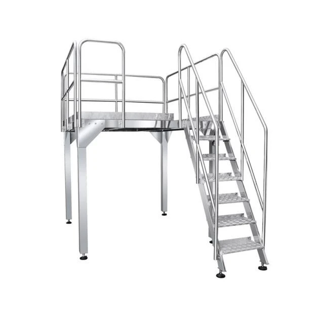 Plataforma de acceso de acero inoxidable