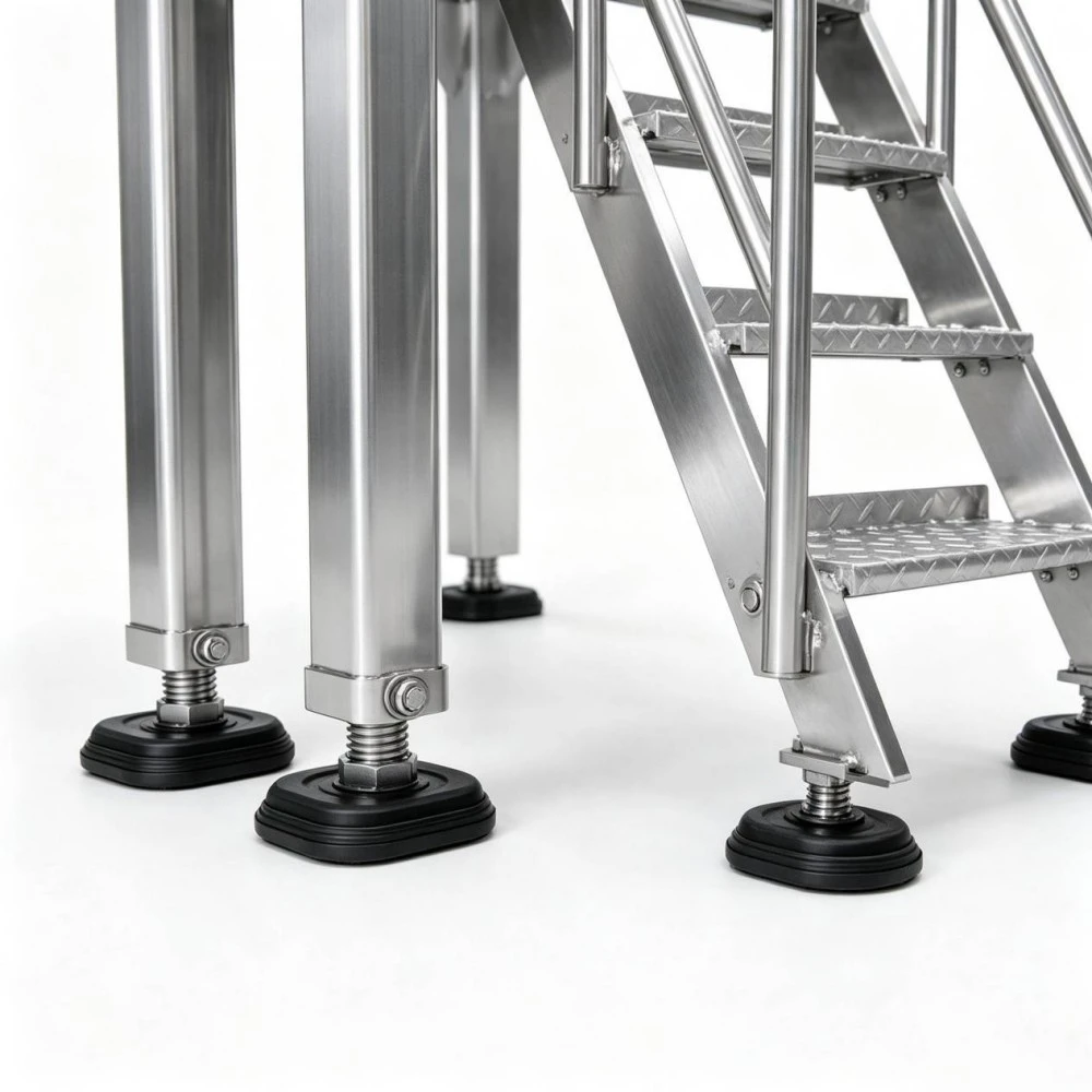 Plataforma de acceso de acero inoxidable