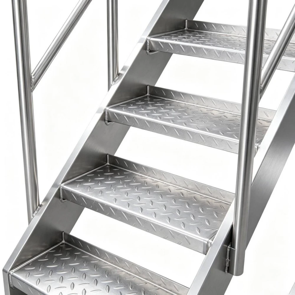 Plataforma de acceso de acero inoxidable