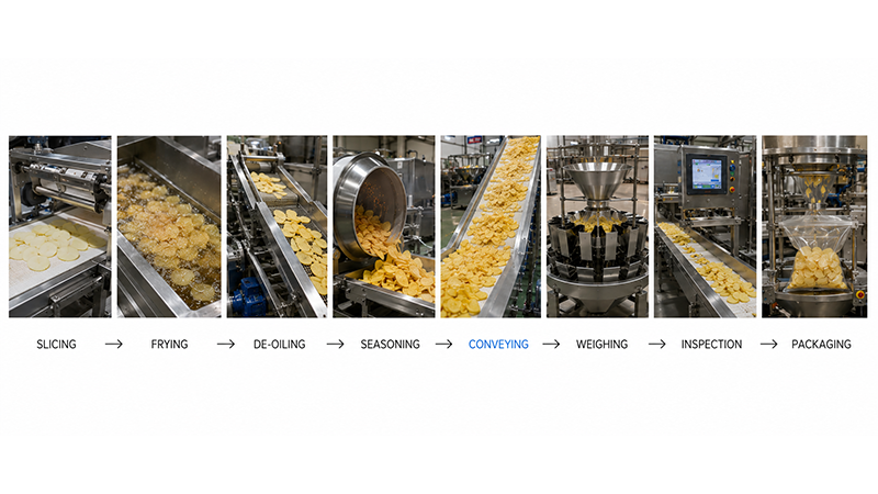 El papel del transporte en la producción moderna de patatas fritas 